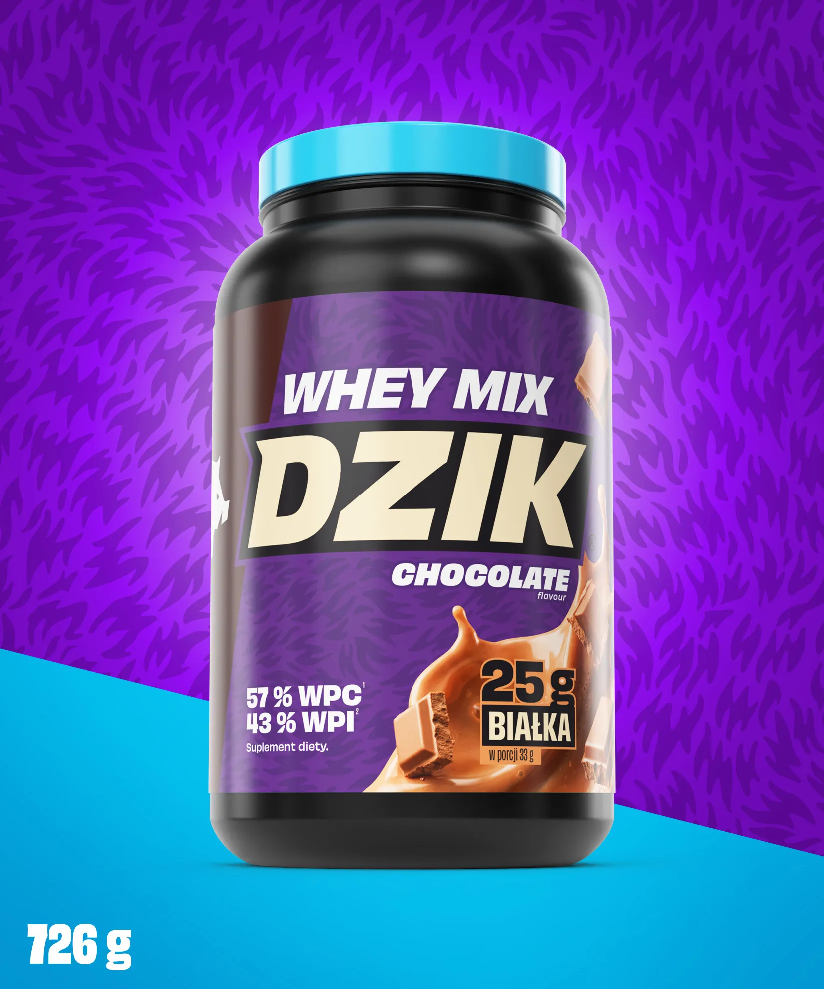 proteína whey en polvo chocolate dzik España